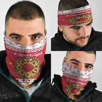 Malta Christmas Neck Gaiter Maltese Honey Rings - Wonder Print Shop