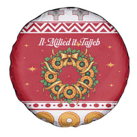 Malta Christmas Spare Tire Cover Maltese Honey Rings - Wonder Print Shop