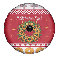 Malta Christmas Spare Tire Cover Maltese Honey Rings - Wonder Print Shop
