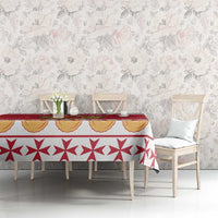 Malta Christmas Tablecloth Maltese Honey Rings - Wonder Print Shop