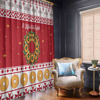 Malta Christmas Window Curtain Maltese Honey Rings - Wonder Print Shop