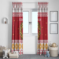 Malta Christmas Window Curtain Maltese Honey Rings - Wonder Print Shop