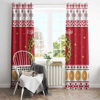 Malta Christmas Window Curtain Maltese Honey Rings - Wonder Print Shop