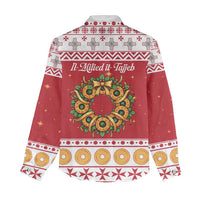 Malta Christmas Women Casual Shirt Maltese Honey Rings - Wonder Print Shop