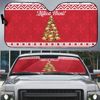 Traditional Maltese Imqaret Pastry Auto Sun Shade Malta Imqaret Christmas Tree - Wonder Print Shop