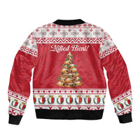 Traditional Maltese Imqaret Pastry Bomber Jacket Malta Imqaret Christmas Tree - Wonder Print Shop
