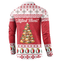 Traditional Maltese Imqaret Pastry Button Sweatshirt Malta Imqaret Christmas Tree - Wonder Print Shop