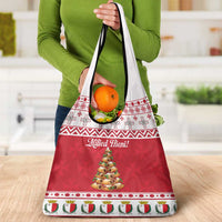 Traditional Maltese Imqaret Pastry Grocery Bag Malta Imqaret Christmas Tree - Wonder Print Shop