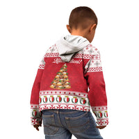 Traditional Maltese Imqaret Pastry Kid Hoodie Malta Imqaret Christmas Tree - Wonder Print Shop