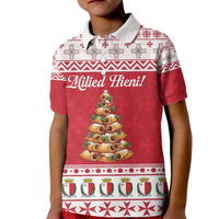 Traditional Maltese Imqaret Pastry Kid Polo Shirt Malta Imqaret Christmas Tree - Wonder Print Shop