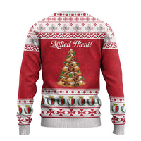 Traditional Maltese Imqaret Pastry Ugly Christmas Sweater Malta Imqaret Christmas Tree - Wonder Print Shop
