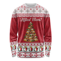 Traditional Maltese Imqaret Pastry Long Sleeve Shirt Malta Imqaret Christmas Tree - Wonder Print Shop