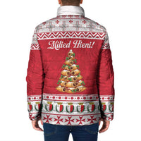 Traditional Maltese Imqaret Pastry Padded Jacket Malta Imqaret Christmas Tree - Wonder Print Shop