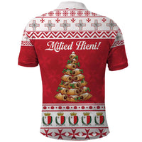 Traditional Maltese Imqaret Pastry Polo Shirt Malta Imqaret Christmas Tree - Wonder Print Shop