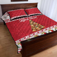 Traditional Maltese Imqaret Pastry Quilt Bed Set Malta Imqaret Christmas Tree - Wonder Print Shop