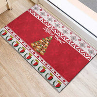 Traditional Maltese Imqaret Pastry Rubber Doormat Malta Imqaret Christmas Tree - Wonder Print Shop