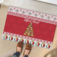 Traditional Maltese Imqaret Pastry Rubber Doormat Malta Imqaret Christmas Tree - Wonder Print Shop