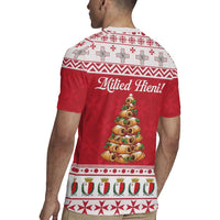 Traditional Maltese Imqaret Pastry Rugby Jersey Malta Imqaret Christmas Tree - Wonder Print Shop