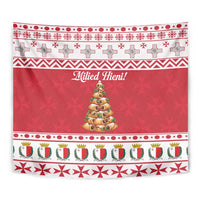 Traditional Maltese Imqaret Pastry Tapestry Malta Imqaret Christmas Tree - Wonder Print Shop