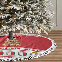 Traditional Maltese Imqaret Pastry Tree Skirt Malta Imqaret Christmas Tree - Wonder Print Shop