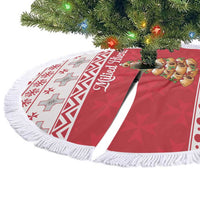Traditional Maltese Imqaret Pastry Tree Skirt Malta Imqaret Christmas Tree - Wonder Print Shop