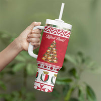 Traditional Maltese Imqaret Pastry Tumbler With Handle Malta Imqaret Christmas Tree - Wonder Print Shop