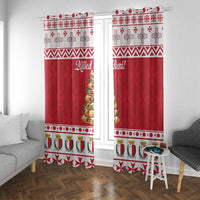 Traditional Maltese Imqaret Pastry Window Curtain Malta Imqaret Christmas Tree - Wonder Print Shop