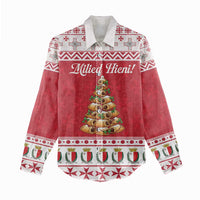 Traditional Maltese Imqaret Pastry Women Casual Shirt Malta Imqaret Christmas Tree - Wonder Print Shop