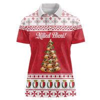 Traditional Maltese Imqaret Pastry Women Polo Shirt Malta Imqaret Christmas Tree - Wonder Print Shop