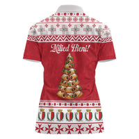 Traditional Maltese Imqaret Pastry Women Polo Shirt Malta Imqaret Christmas Tree - Wonder Print Shop