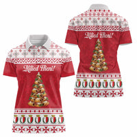 Traditional Maltese Imqaret Pastry Women Polo Shirt Malta Imqaret Christmas Tree - Wonder Print Shop