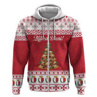 Traditional Maltese Imqaret Pastry Zip Hoodie Malta Imqaret Christmas Tree - Wonder Print Shop