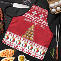 Cute Maltese Imqaret Pastry Christmas Apron Christmas Joy in Malta - Wonder Print Shop