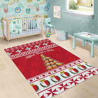 Cute Maltese Imqaret Pastry Christmas Area Rug Christmas Joy in Malta - Wonder Print Shop