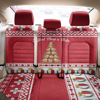 Cute Maltese Imqaret Pastry Christmas Back Car Seat Cover Christmas Joy in Malta - Wonder Print Shop