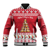 Cute Maltese Imqaret Pastry Christmas Baseball Jacket Christmas Joy in Malta - Wonder Print Shop