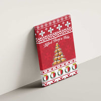 Cute Maltese Imqaret Pastry Christmas Canvas Wall Art Christmas Joy in Malta - Wonder Print Shop