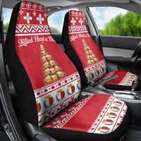 Cute Maltese Imqaret Pastry Christmas Car Seat Cover Christmas Joy in Malta - Wonder Print Shop