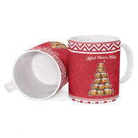 Cute Maltese Imqaret Pastry Christmas Ceramic Mug Christmas Joy in Malta - Wonder Print Shop