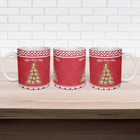 Cute Maltese Imqaret Pastry Christmas Ceramic Mug Christmas Joy in Malta - Wonder Print Shop