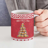 Cute Maltese Imqaret Pastry Christmas Ceramic Mug Christmas Joy in Malta - Wonder Print Shop