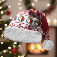 Cute Maltese Imqaret Pastry Christmas Santa Hat Christmas Joy in Malta - Wonder Print Shop