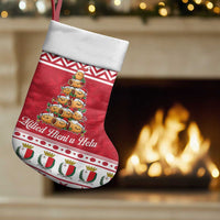 Cute Maltese Imqaret Pastry Christmas Stocking Christmas Joy in Malta - Wonder Print Shop