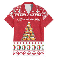 Cute Maltese Imqaret Pastry Christmas Family Matching Mermaid Dress and Hawaiian Shirt Christmas Joy in Malta - Wonder Print Shop