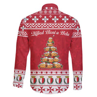 Cute Maltese Imqaret Pastry Christmas Family Matching Short Sleeve Bodycon Dress and Hawaiian Shirt Christmas Joy in Malta - Wonder Print Shop