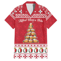 Cute Maltese Imqaret Pastry Christmas Family Matching Summer Maxi Dress and Hawaiian Shirt Christmas Joy in Malta - Wonder Print Shop