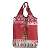Cute Maltese Imqaret Pastry Christmas Grocery Bag Christmas Joy in Malta - Wonder Print Shop