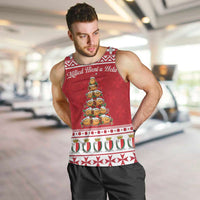 Cute Maltese Imqaret Pastry Christmas Men Tank Top Christmas Joy in Malta - Wonder Print Shop