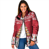 Cute Maltese Imqaret Pastry Christmas Padded Jacket Christmas Joy in Malta - Wonder Print Shop