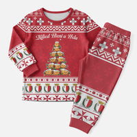 Cute Maltese Imqaret Pastry Christmas Pajama Set Christmas Joy in Malta - Wonder Print Shop
